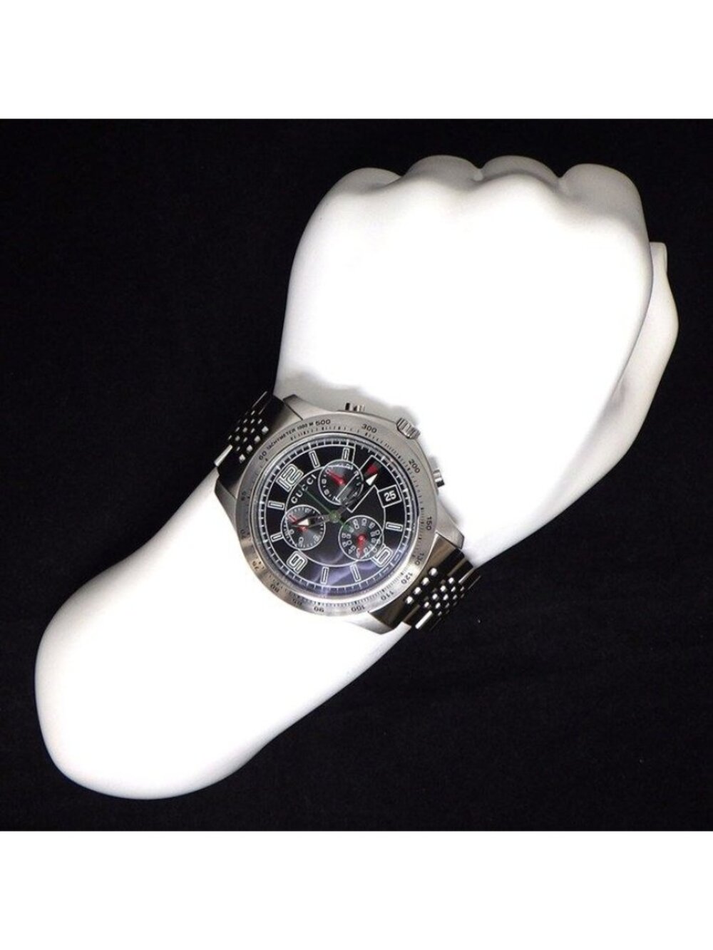 Gucci Watch G-Timeless 126.2 Black Dial Date Chronograph Small Second - Picture 10 of 10